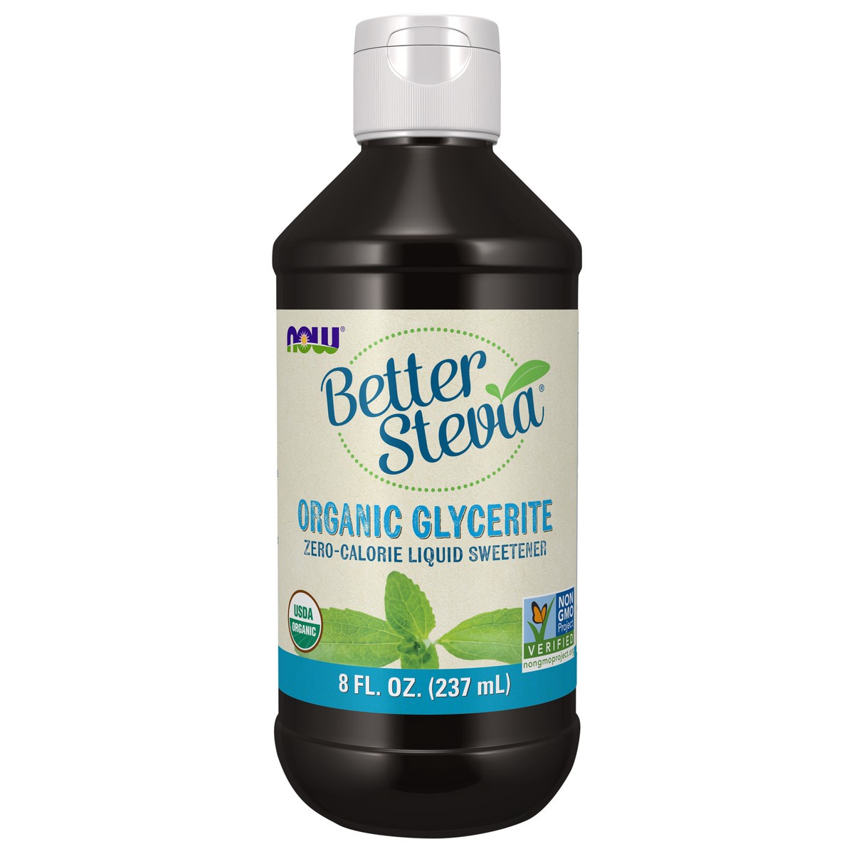 slide 1 of 4, NOW Foods BetterStevia Liquid, Organic Glycerite - 8 fl. oz., 8 fl oz