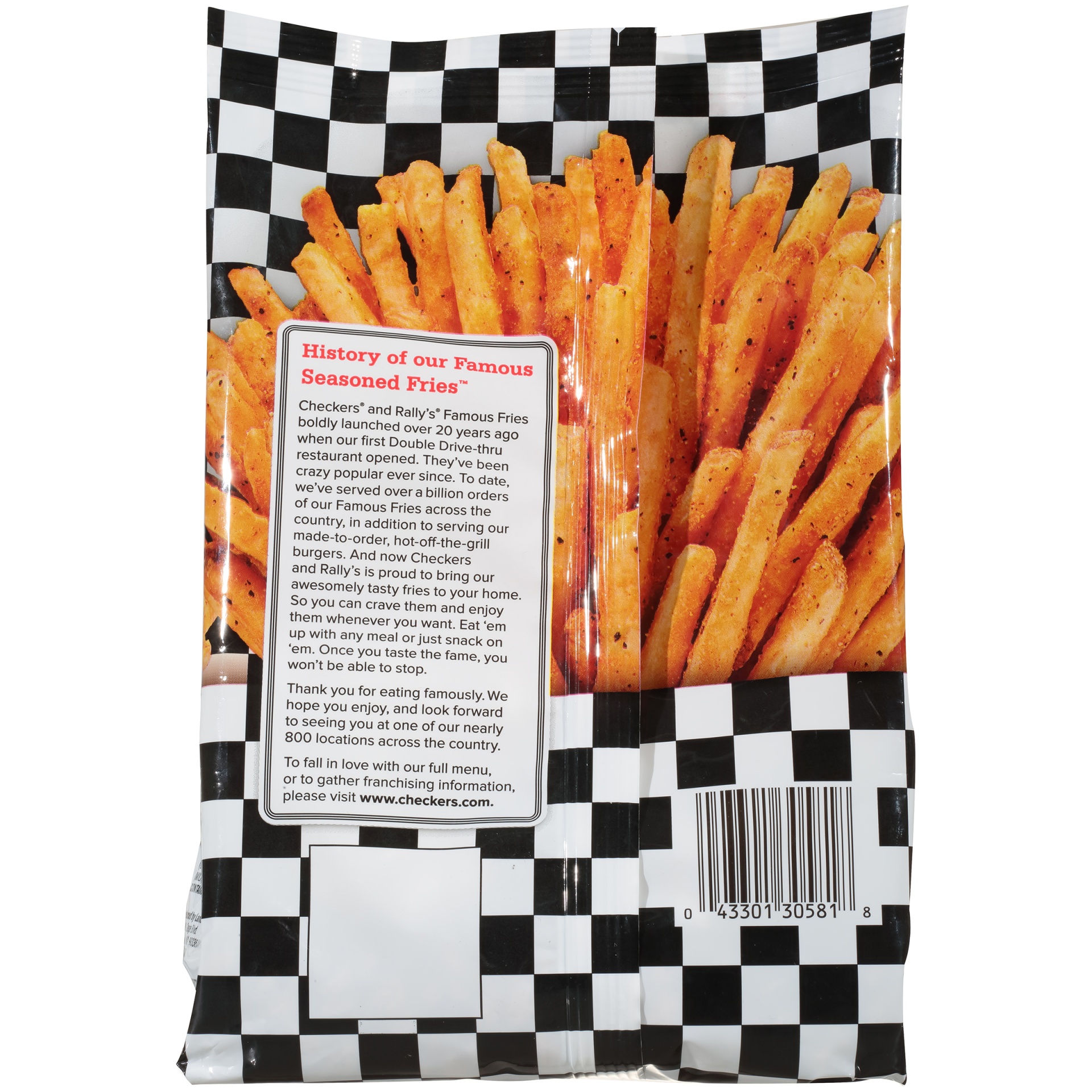 slide 6 of 8, Checkers Rally's Crispy Seasoned Fries, 28 oz