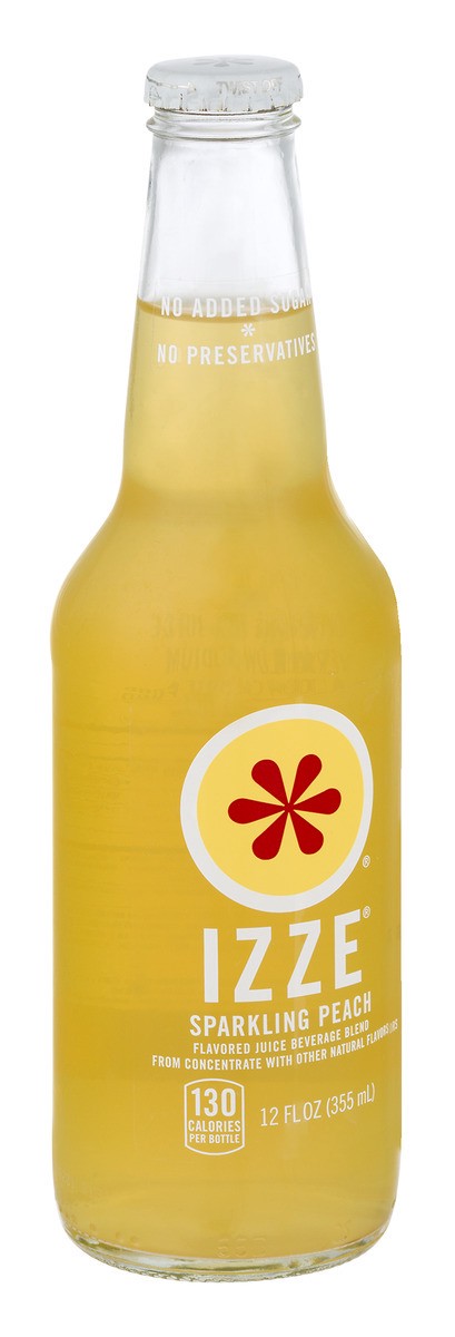 slide 6 of 7, Izze Sparkling Peach Juice Beverage - 12 fl oz, 12 fl oz