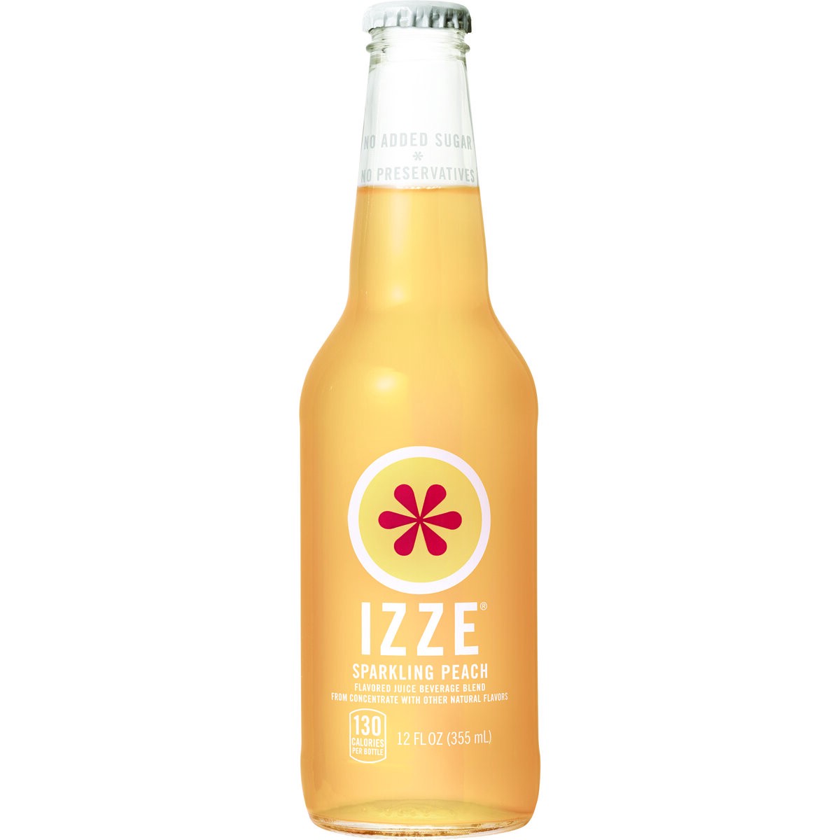 slide 3 of 7, Izze Sparkling Peach Juice Beverage - 12 fl oz, 12 fl oz