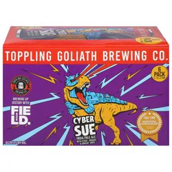Toppling Goliath Brewing Co. India Pale Ale Cyber Sue Beer - 6 x 12 fl oz Cans
