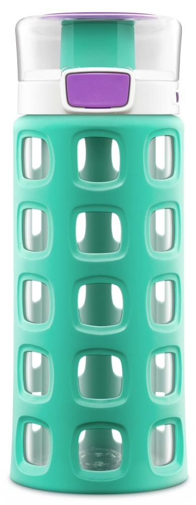 slide 1 of 1, Ello Dash Tritan Water Bottle - Mint/Purple, 16 oz