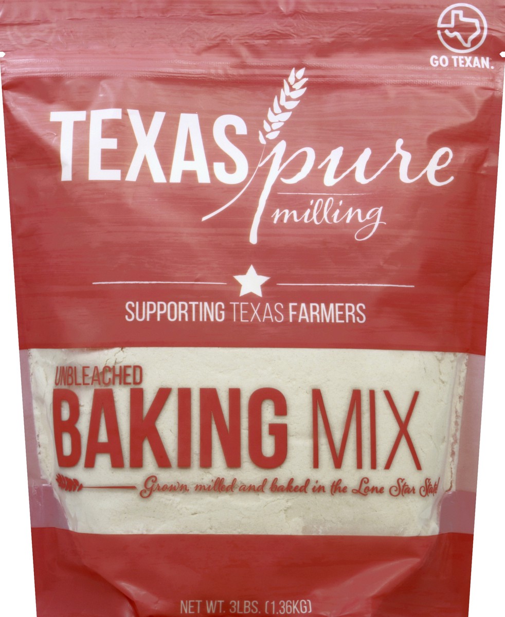 slide 2 of 6, Texas Pure Milling Unbleached Baking Mix, 3 lb