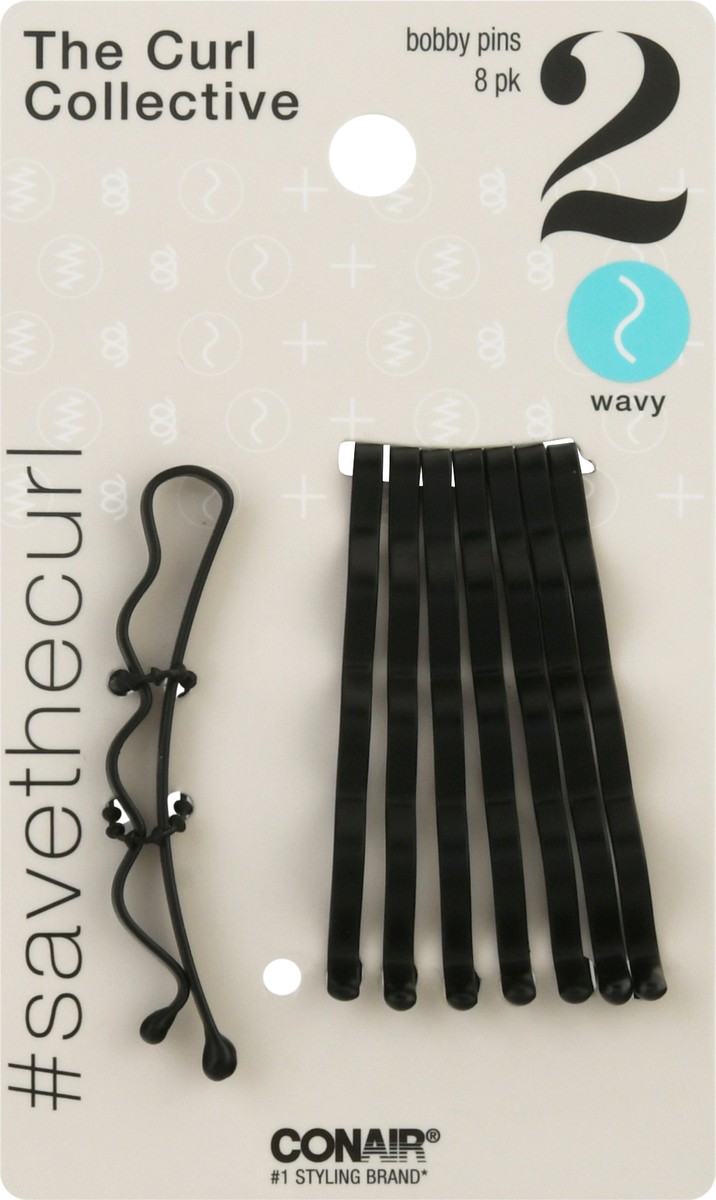 slide 6 of 11, Conair Curl Collective Wavy Bobby Pins, 1 ct