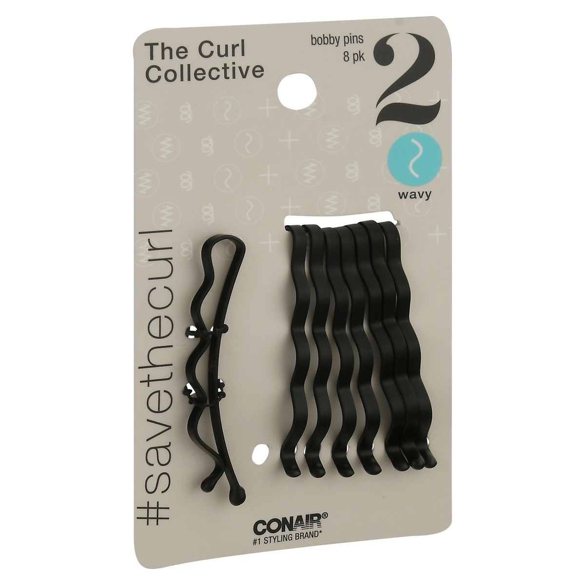 slide 7 of 11, Conair Curl Collective Wavy Bobby Pins, 1 ct