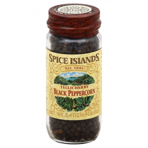 slide 1 of 1, Spice Islands Tellicherry Whole Black Peppercorn, 2.4 oz