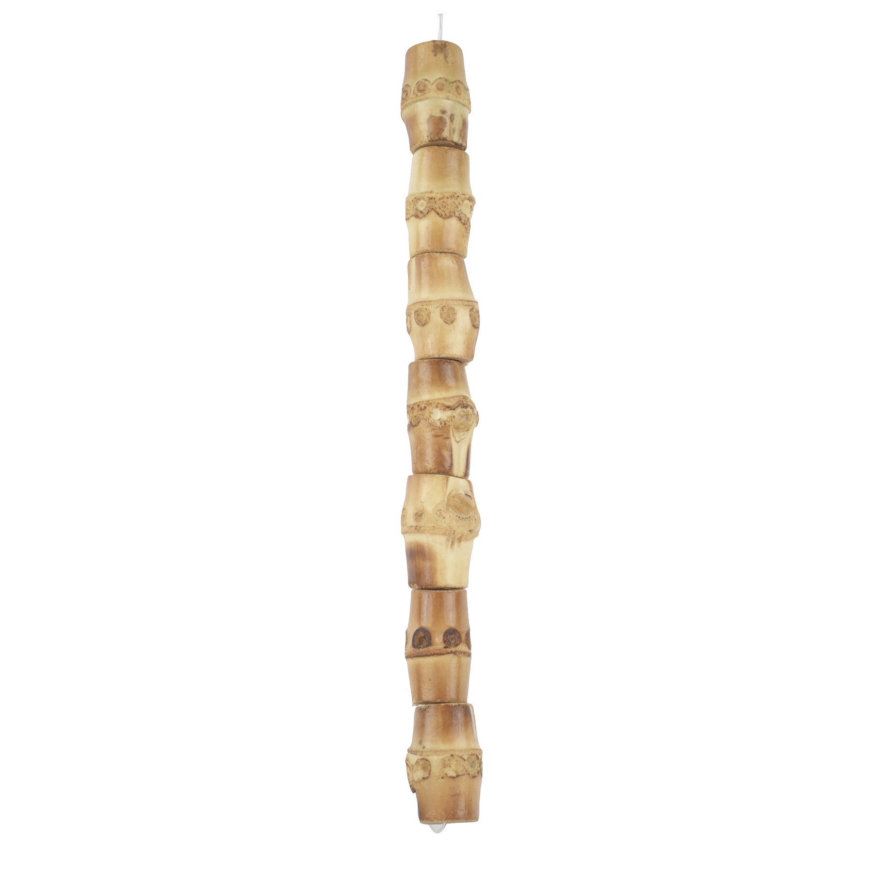 slide 2 of 3, Natural Bamboo Node Tube Beads By Bead Landing, 17mm to 20mm