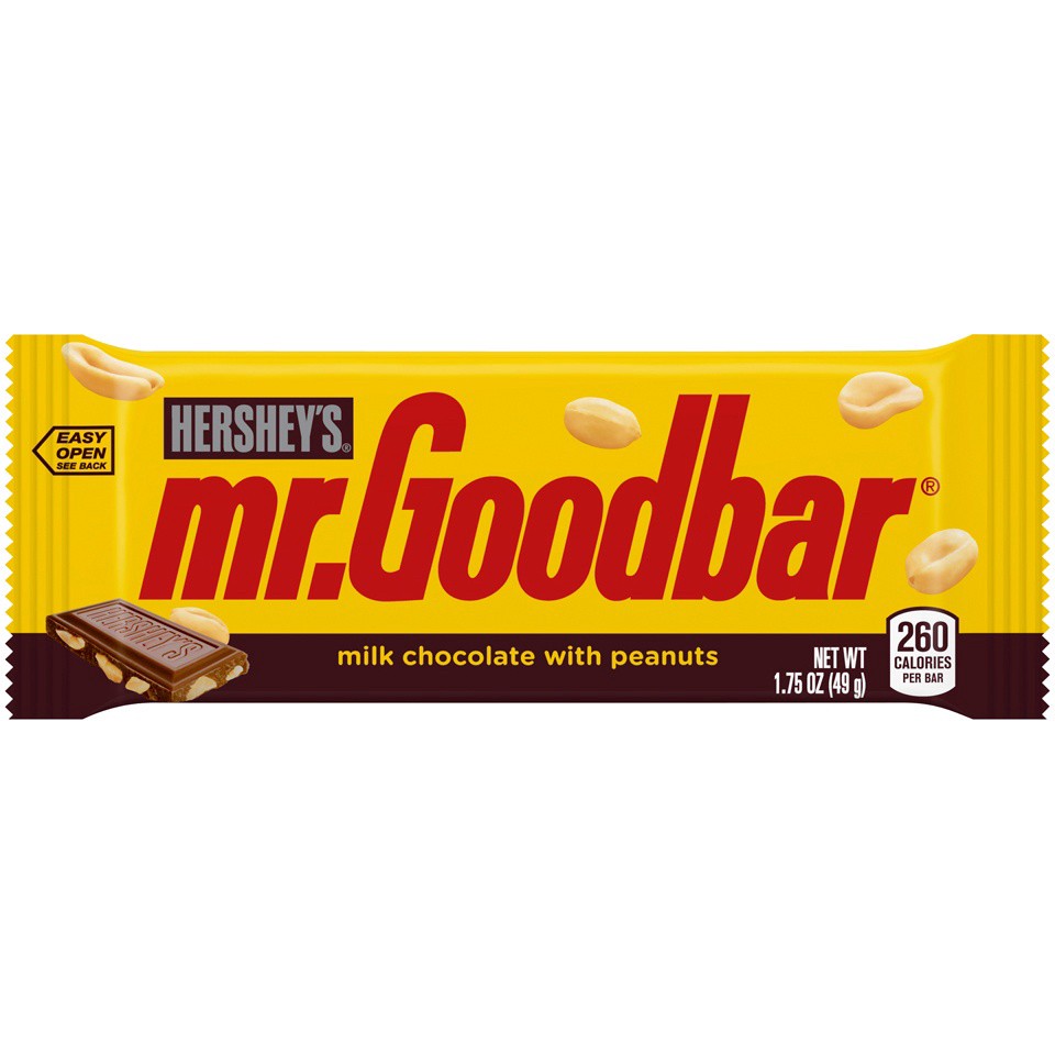 slide 1 of 1, Mr. Goodbar Milk Chocolate Bar, 1.75 oz