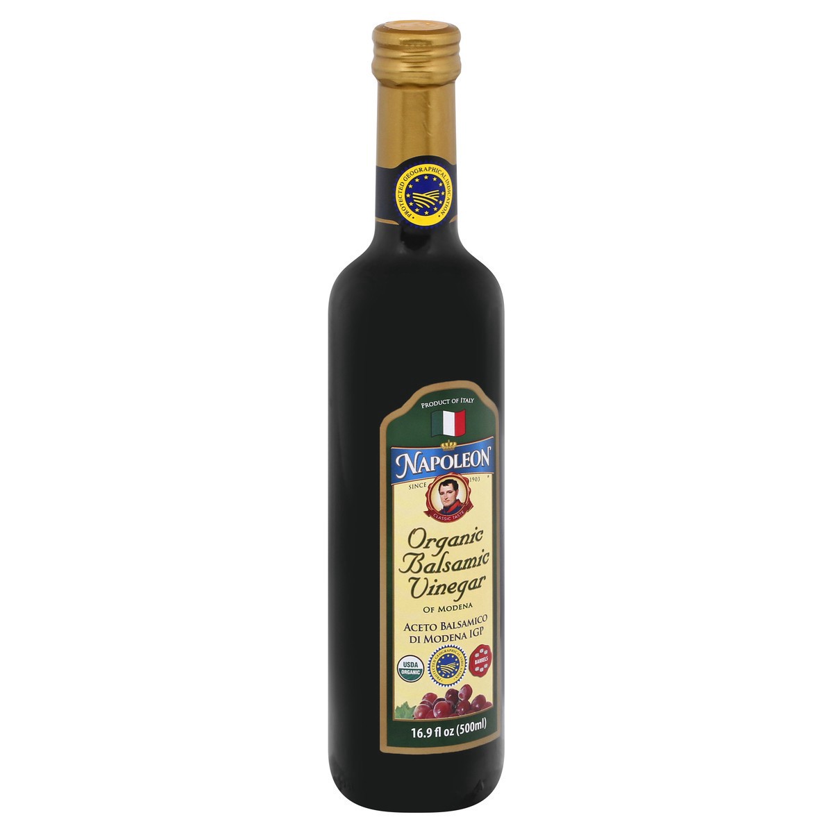 slide 2 of 9, Napoleon Organic Balsamic Vinegar 16.9 oz, 16.9 fl oz