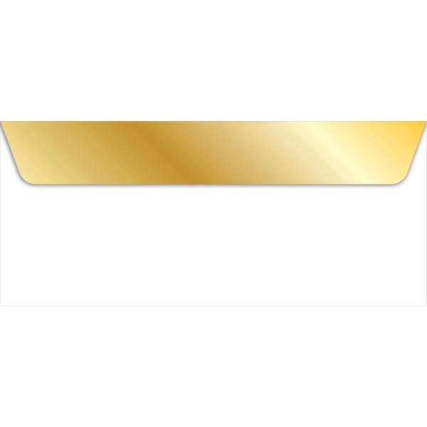 slide 4 of 4, Geo Studios #10 Holiday-Themed Envelopes, Gummed Seal, Gold Foil Flap, Pack Of 20 Envelopes, 20 ct