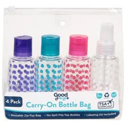 Good to Go 4 Pack Carry-On Bottle Bag 4 ea