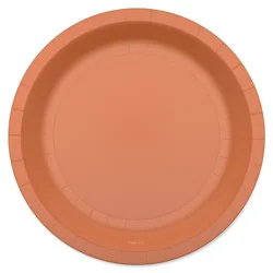 American Greetings All Occasion Paper Plates - Orange