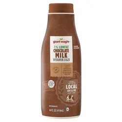 Giant Eagle 1% Chocolate Milk - 14 oz