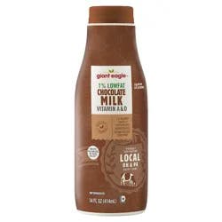 Giant Eagle 1% Chocolate Milk - 14 oz