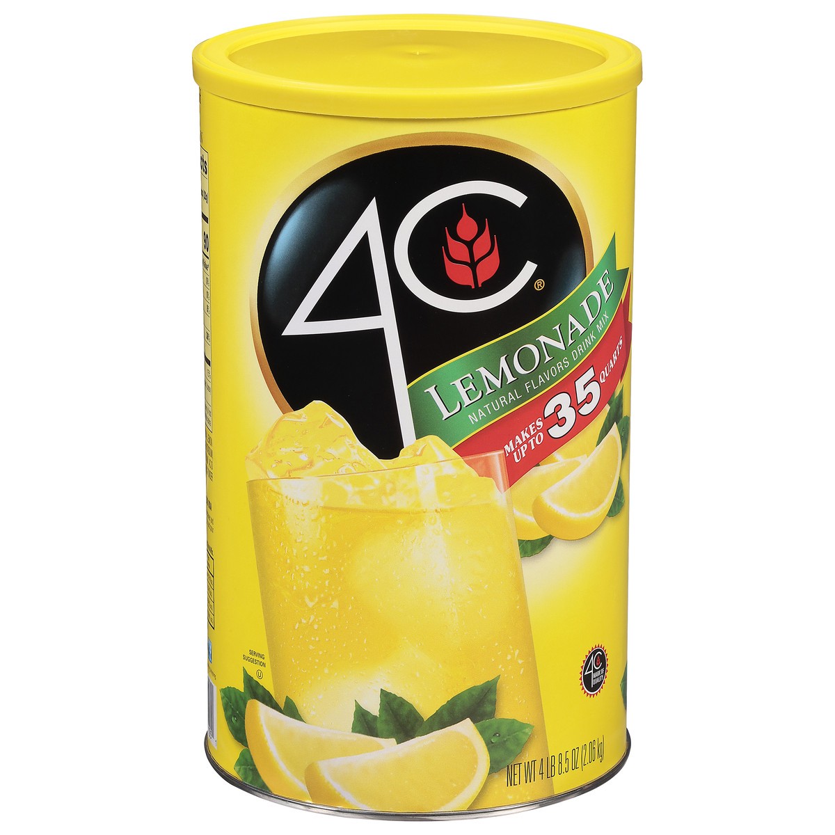 slide 7 of 11, 4C Lemonade Drink Mix, 35 Quarts, 72.5 oz