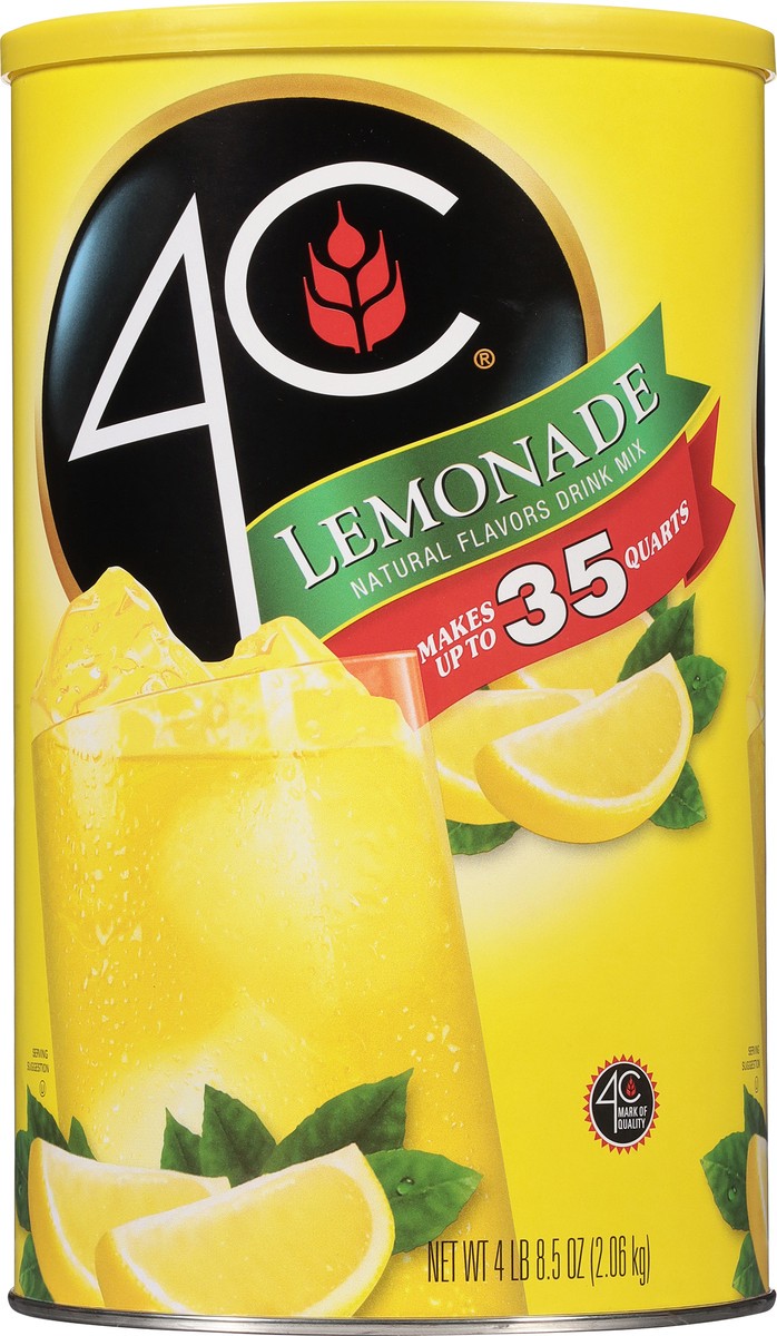 slide 4 of 11, 4C Lemonade Drink Mix, 35 Quarts, 72.5 oz