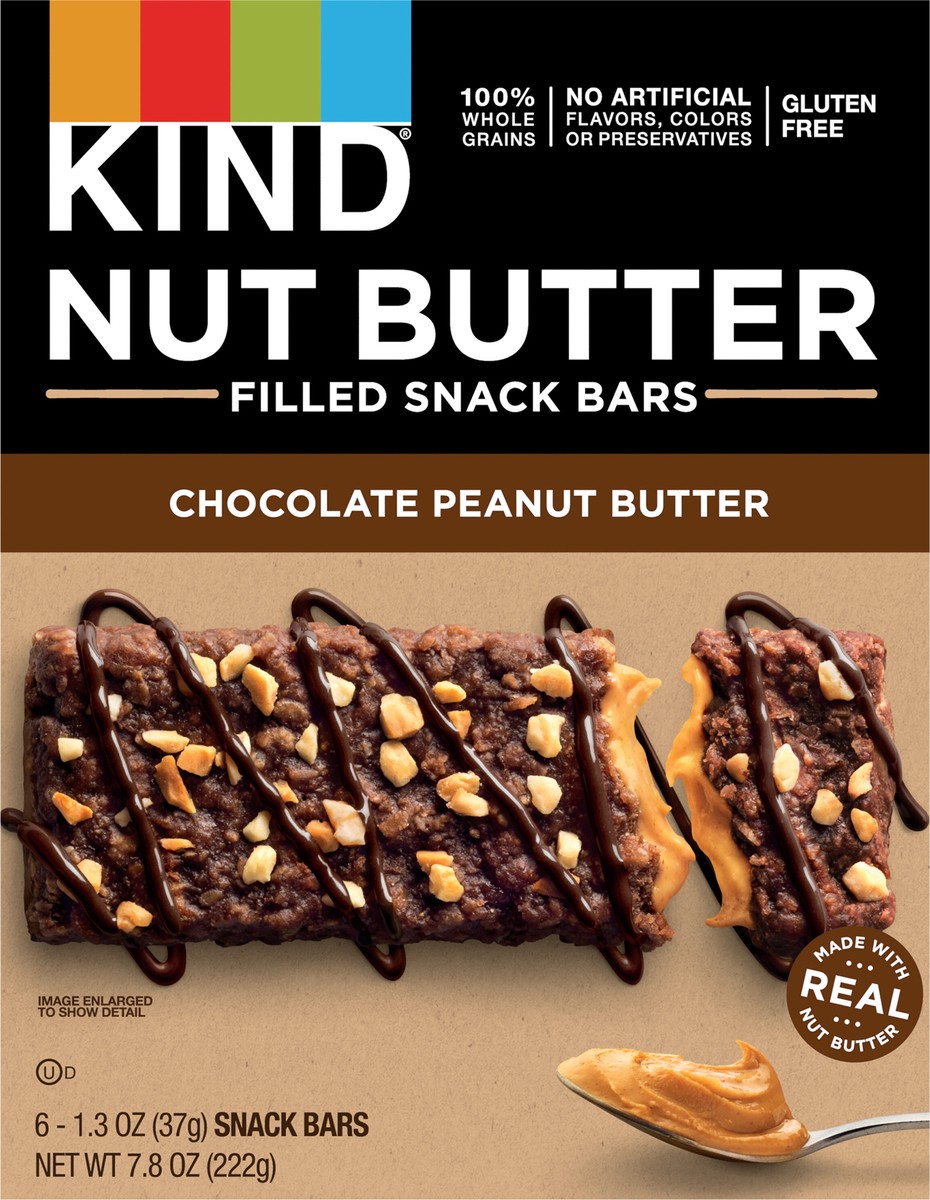 slide 3 of 7, KIND Nut Bars, Chocolate Peanut Butter Nut Butter Filled Bar- 7.8 oz, 7.8 oz