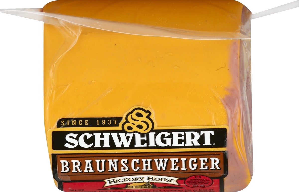 slide 5 of 5, Schweigert Braunschweiger, 11 oz