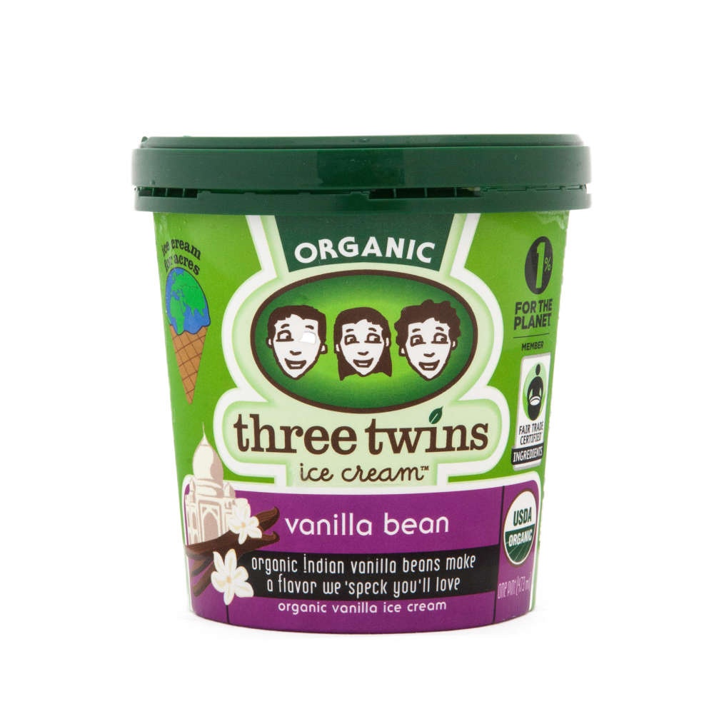 slide 1 of 3, Three Twins Ice Cream 1 pt, 1 pint