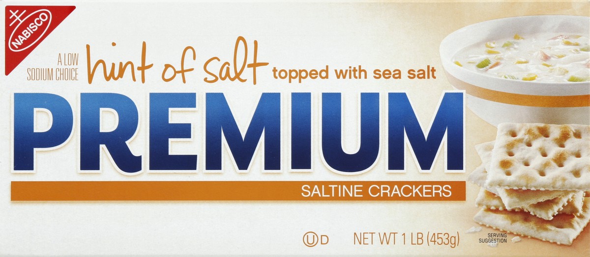 slide 4 of 4, Nabisco Premium Saltine Crackers Low Salt, 16 oz