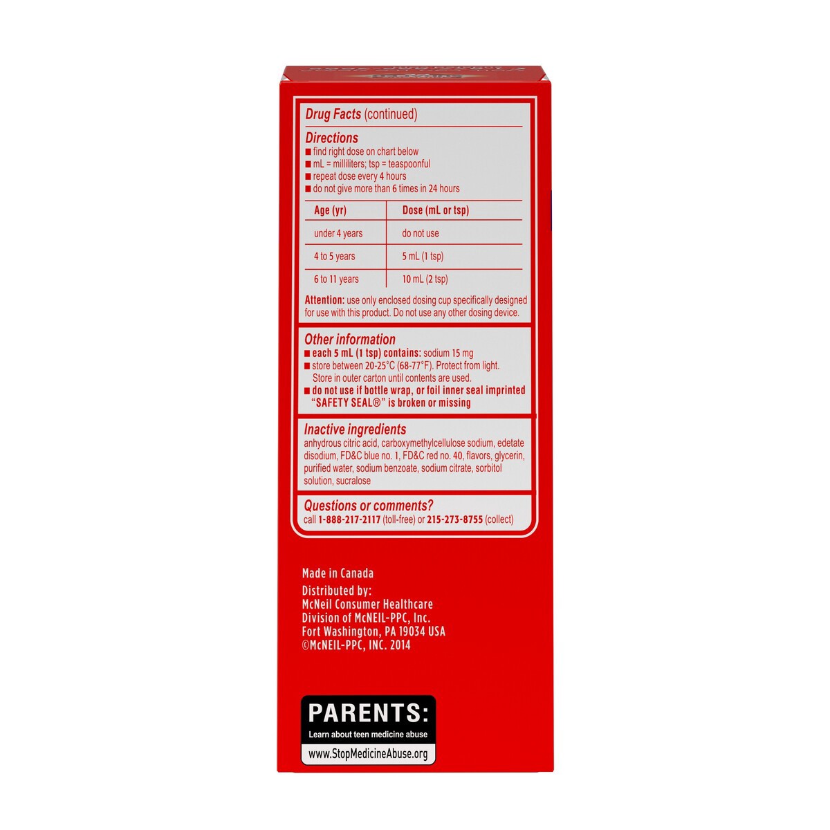 slide 7 of 8, Children's Sudafed PE Cold + Cough Suppressant, Cold Medicine & Nasal Decongestant, Grape Flavor Liquid Cough Relief, 4 fl. oz, 4 fl oz