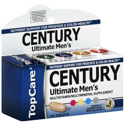 slide 1 of 1, TopCare Century Ultimate Mens Compl, 100 ct