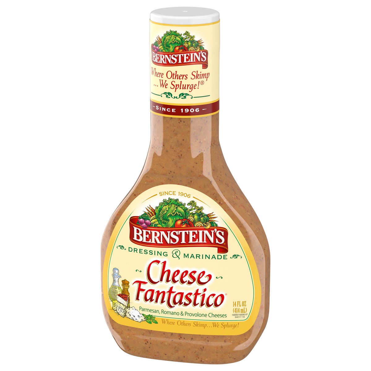 slide 3 of 5, Bernstein's Cheese Fantastico Dressing & Marinade 14 fl oz, 