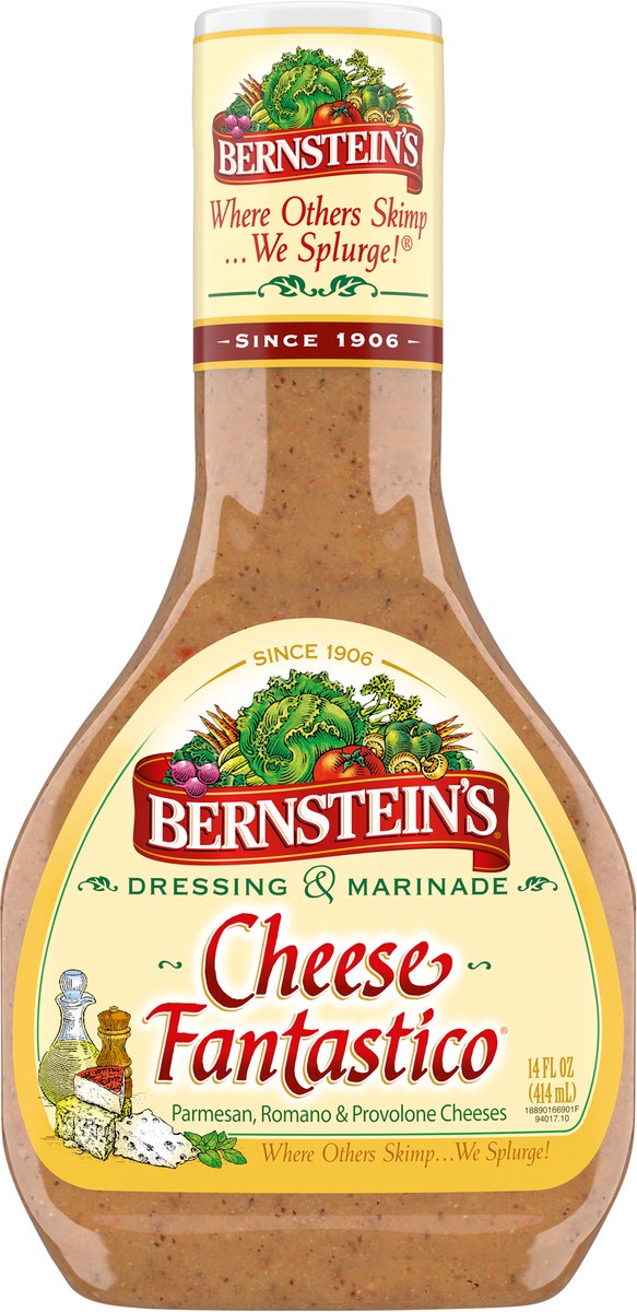 slide 5 of 5, Bernstein's Cheese Fantastico Dressing & Marinade 14 fl oz, 