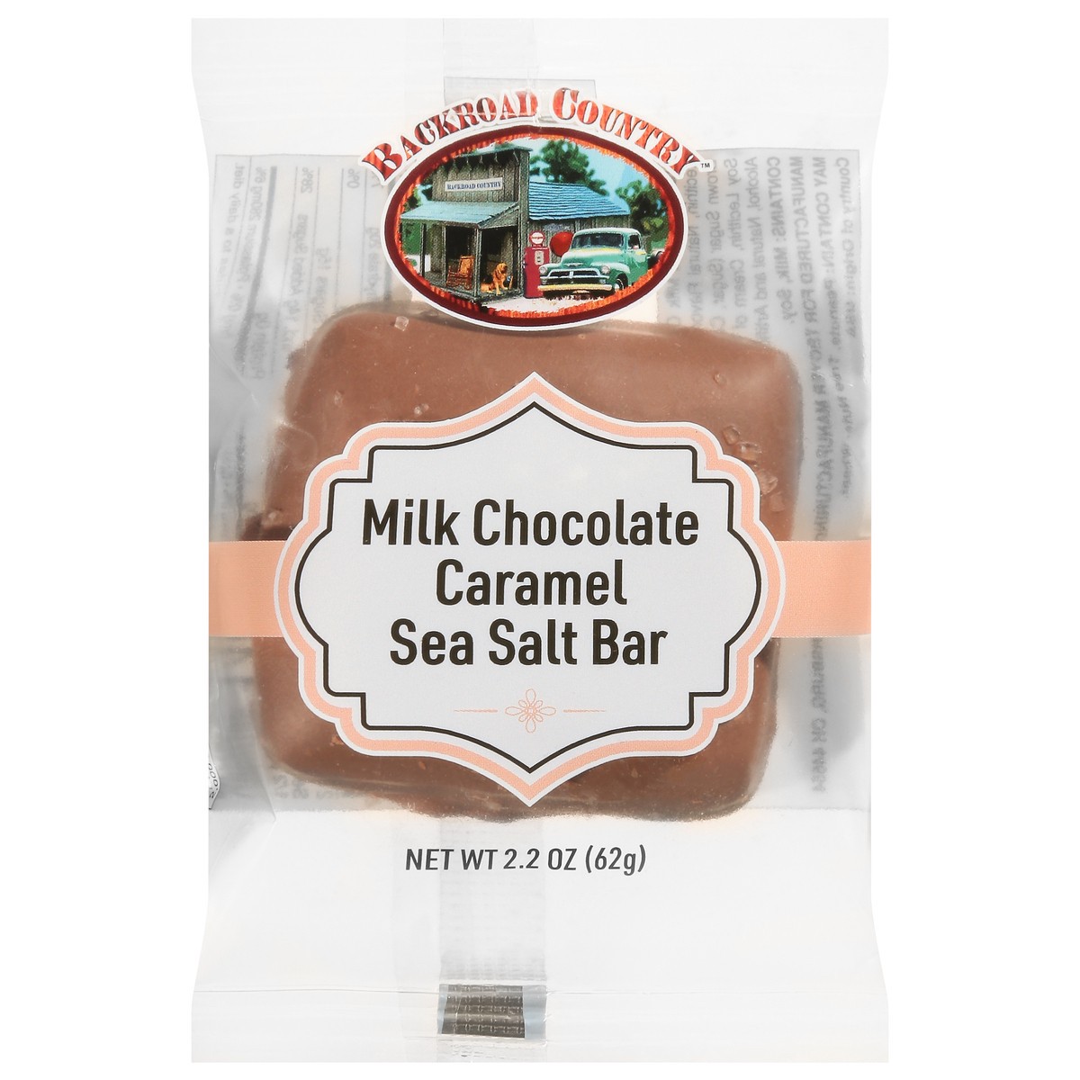 slide 13 of 14, Backroad Country Milk Chocolate Caramel Sea Salt Bar 2.2 oz, 2.2 oz