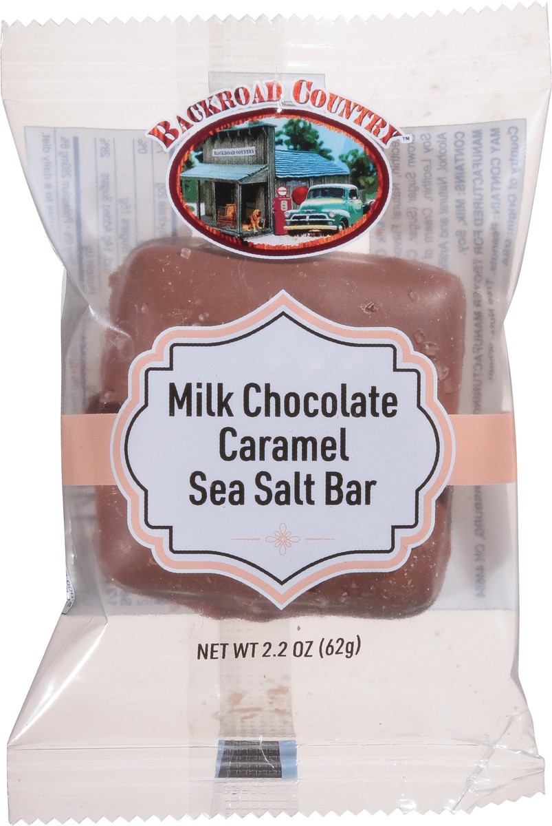 slide 5 of 14, Backroad Country Milk Chocolate Caramel Sea Salt Bar 2.2 oz, 2.2 oz