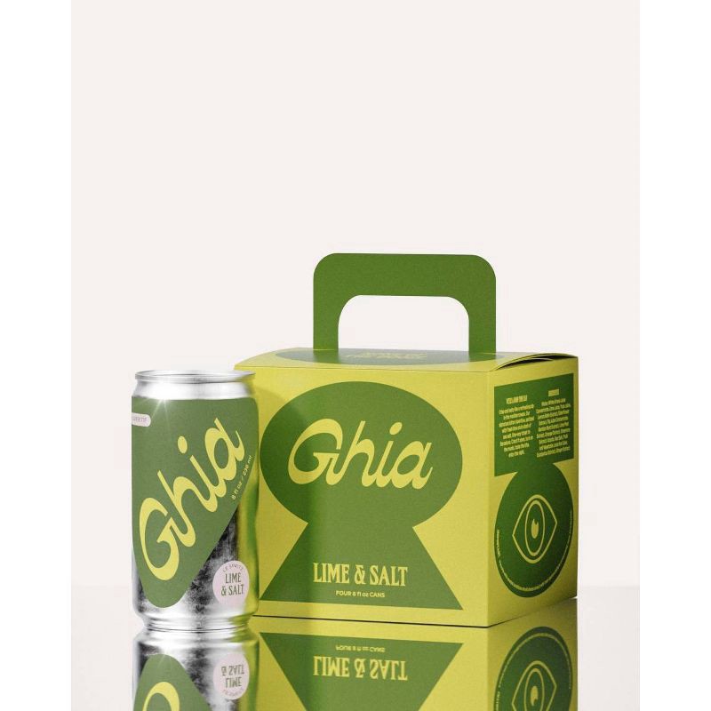 slide 1 of 3, Ghia Non-Alcoholic Le Spritz Lime & Salt - 4pk/8 fl oz Cans, 4 ct; 8.4 oz