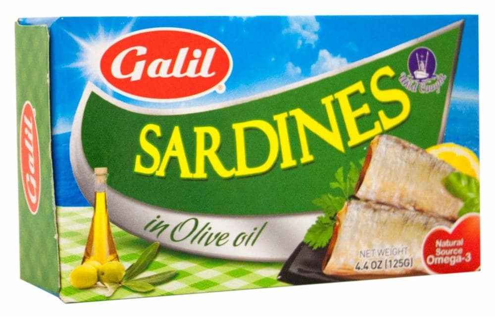 slide 1 of 1, Galil Sardines In Olive Oil, 4.4 oz