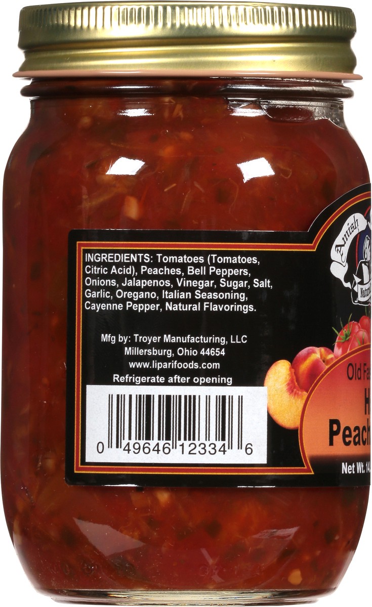 slide 7 of 9, Amish Wedding Old Fashioned Hot Peach Salsa 14.5 oz, 14.5 oz