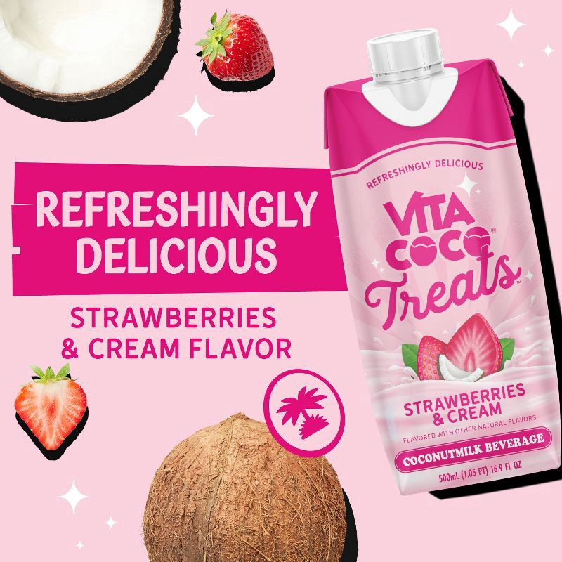 slide 4 of 6, Vita Coco Strawberry Coconut Milk Drink - 16.9 fl oz Box, 16.9 fl oz
