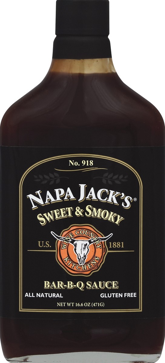 slide 2 of 2, Napa Jack's Bar-B-Q Sauce 16.6 oz, 16.6 oz