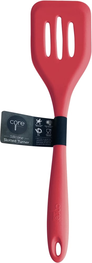 slide 1 of 5, Core Home Silicone Slotted Turner - Assorted, 1 ct