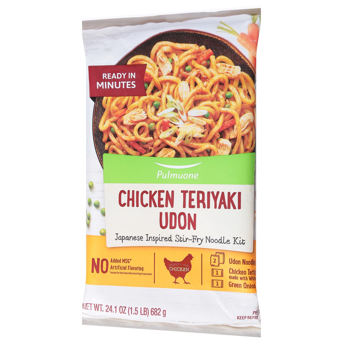 slide 7 of 13, Pulmuone Teriyaki Udon with Chicken 24.1 oz, 24.1 oz