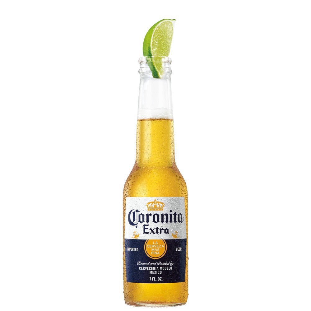 slide 12 of 55, Corona Extra Coronita Mexican Lager Import Beer, 6 pk 7 fl oz Mini Bottles, 4.6% ABV, 42 fl oz