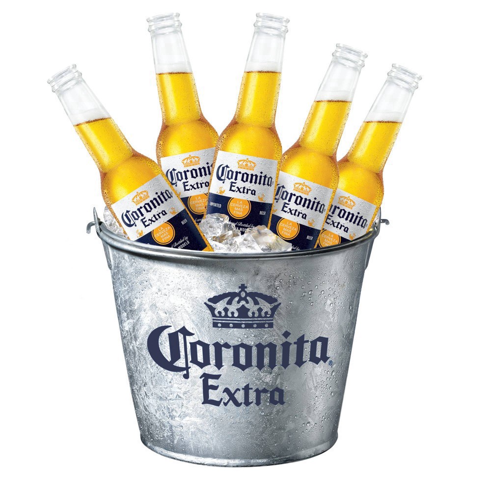 slide 4 of 55, Corona Extra Coronita Mexican Lager Import Beer, 6 pk 7 fl oz Mini Bottles, 4.6% ABV, 42 fl oz