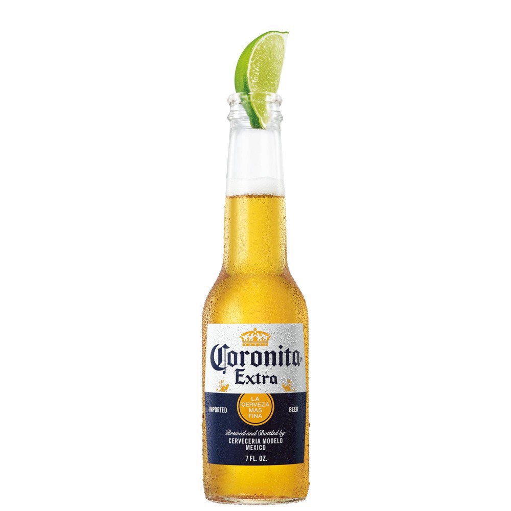 slide 18 of 55, Corona Extra Coronita Mexican Lager Import Beer, 6 pk 7 fl oz Mini Bottles, 4.6% ABV, 42 fl oz