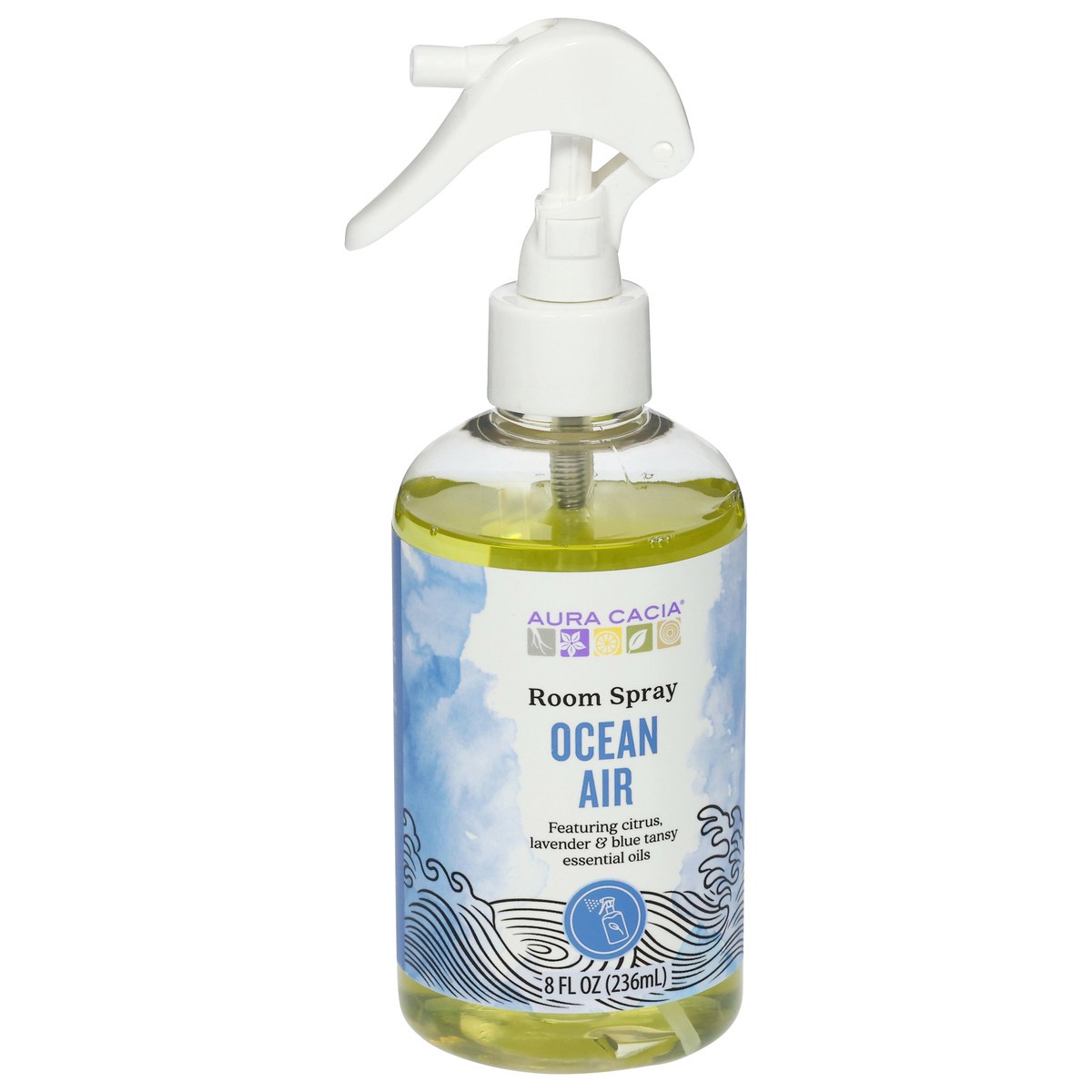 slide 2 of 4, Aura Cacia Ocean Air Room Spray 8 fl oz, 8 fl oz