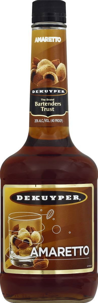 slide 1 of 2, DeKuyper Amaretto 750 ml, 750 ml