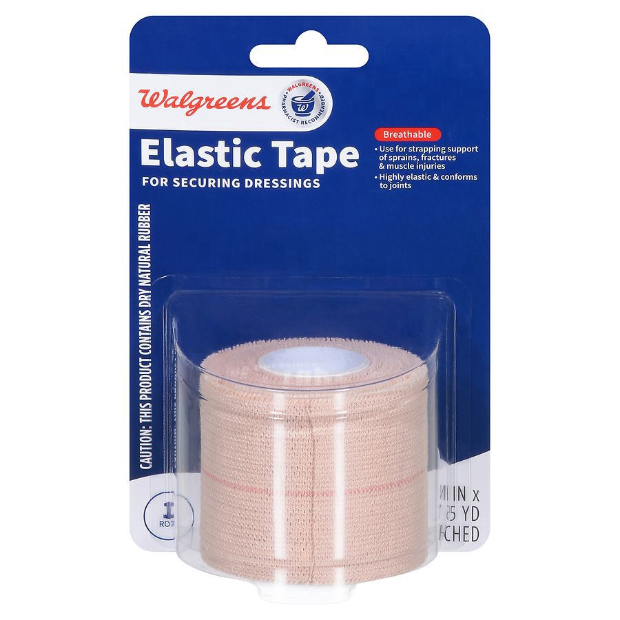 slide 1 of 5, Walgreens Elastic Tape  2.5 Yards, 2"x