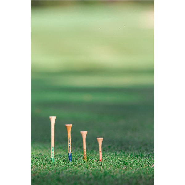 slide 13 of 13, PrideSports Golf Tees PTS Natural 3, 1 ct