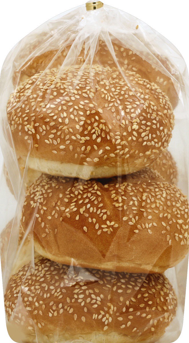 slide 5 of 5, Bakery Rolls Kaiser Sesame Seed - 6 Count, 6 ct