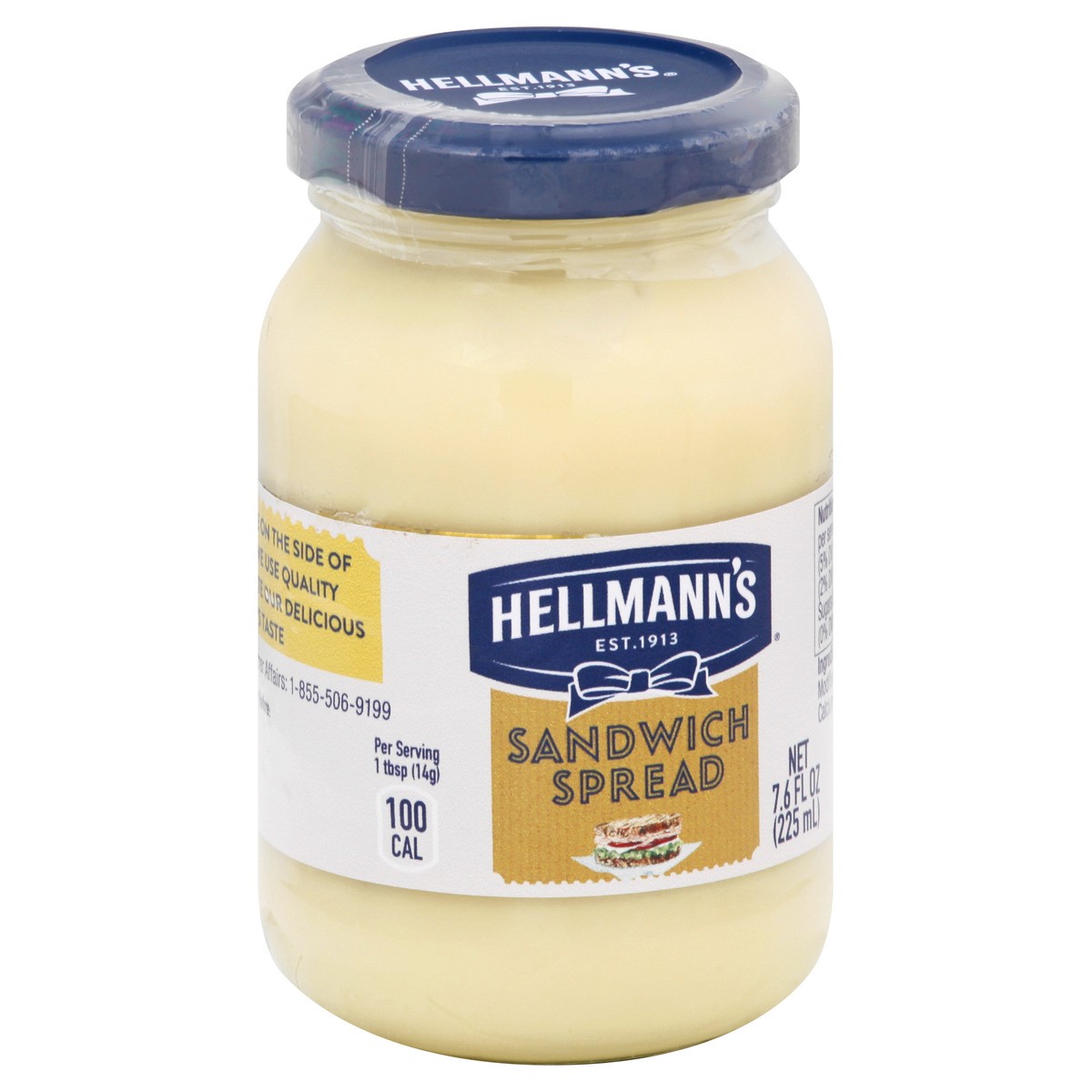 slide 3 of 13, Hellmann's Sandwich Spread 7.6 oz, 7.6 oz