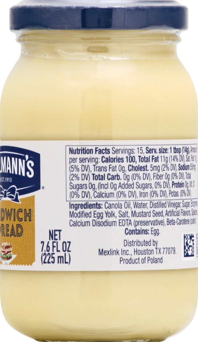 slide 7 of 13, Hellmann's Sandwich Spread 7.6 oz, 7.6 oz