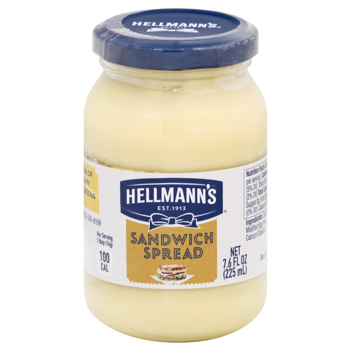 slide 8 of 13, Hellmann's Sandwich Spread 7.6 oz, 7.6 oz