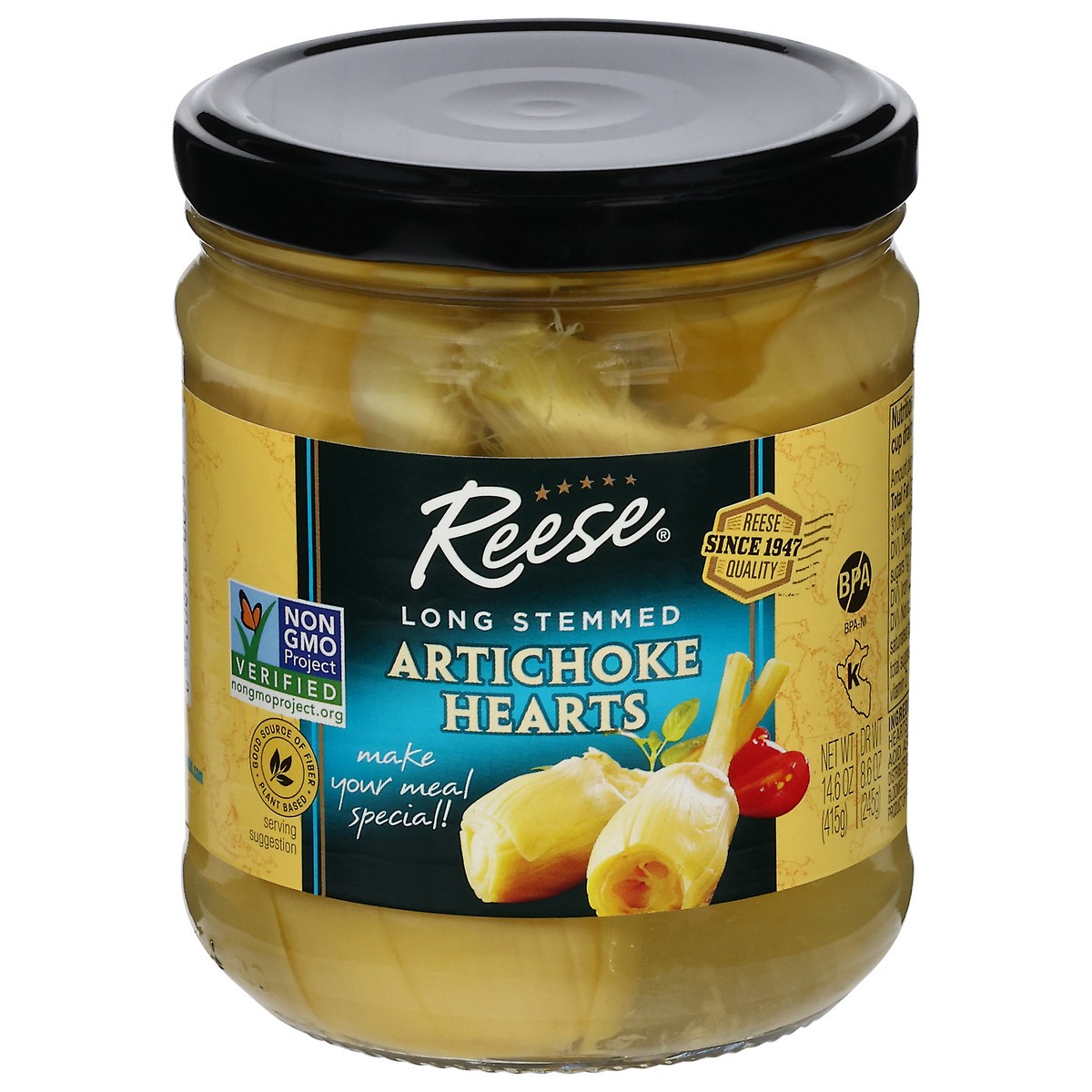 slide 1 of 11, Reese Long Stemmed Artichoke Hearts 14.6 oz, 14.6 oz