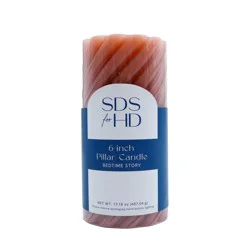 Sewing Down South Twisted 6" Pillar Candle Bedtime Story - Blush